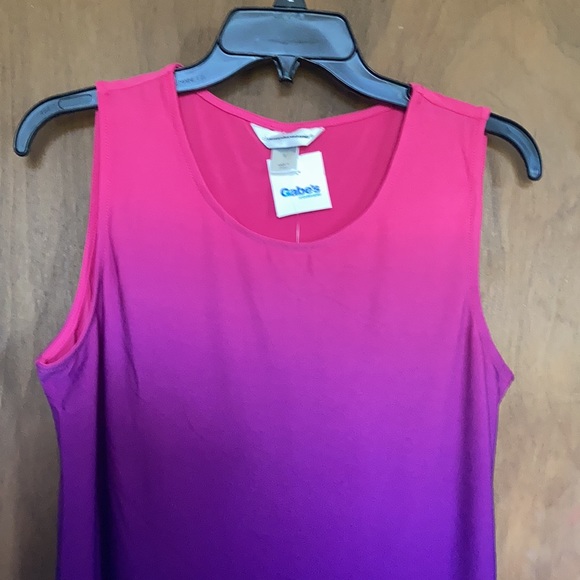 Christopher & banks sleeveless ombré top with stretch size S - Picture 7 of 15